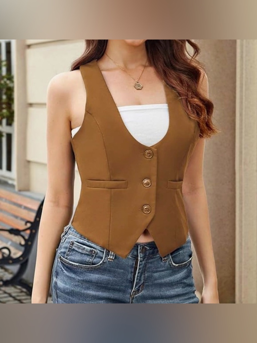 GRACE KARIN Waistcoat Vest EUC